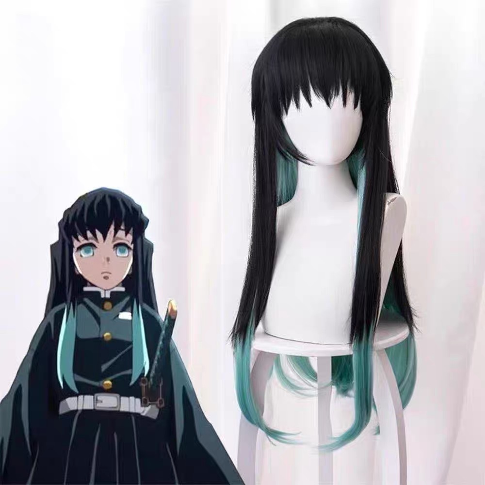 Wig Fiber Net - HAIRJOY Kunsthaar-Perücke, Tokitou Muichirou Cosplay-Perücke, Ombre