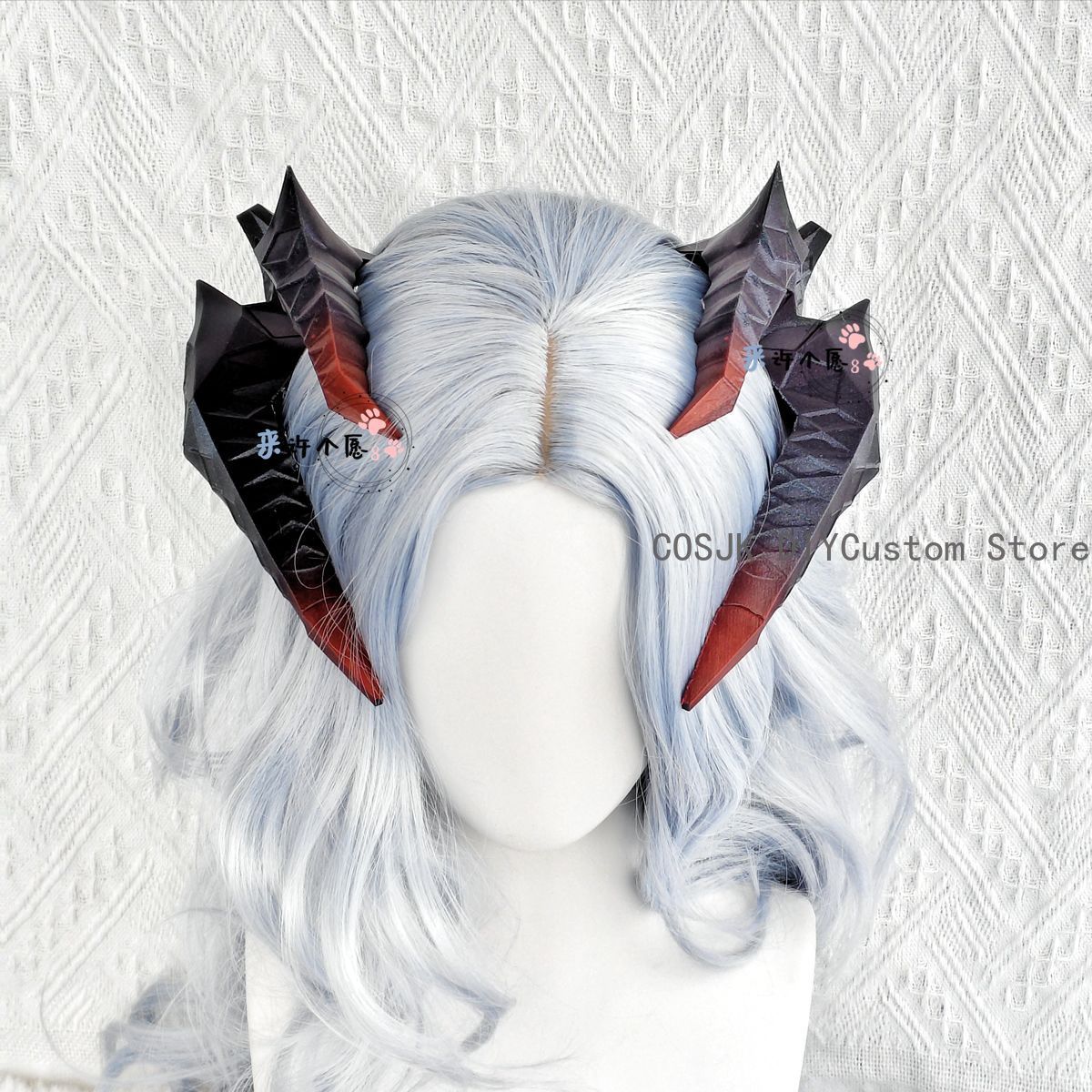 Cosplay Prop 3D Print - Arknights Saria Corner Kopfbedeckung Halskette Ohrringe
