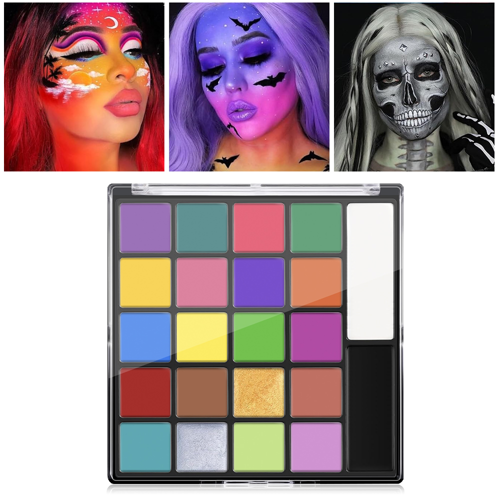 Cosplay Prop Paint - 22-Farben-Gesichts- und Körperbemalungsset für Kinder und