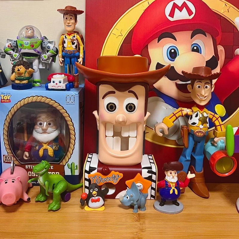 Cosplay Prop Building - Neues Woody Big Teeth Montage-Baustein-Modell Ballwurf-Brettspiel