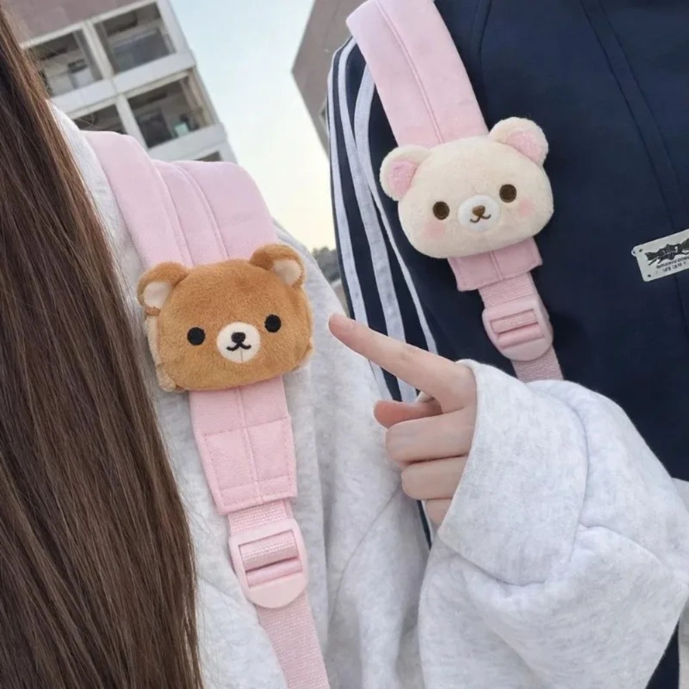 Cosplay Prop Bag - Weiche Rilakkuma Plüschpuppe Taschenanhänger Niedlicher Cartoon-Bär