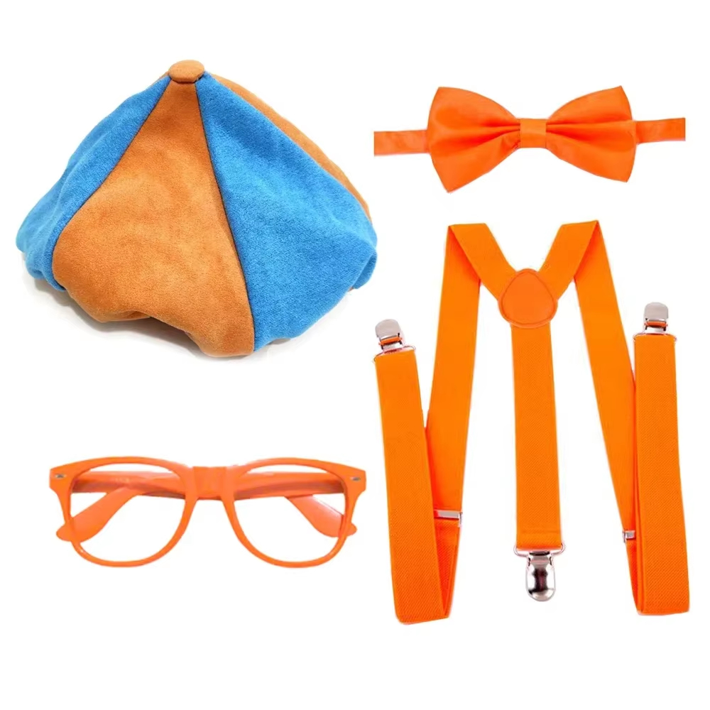 Cosplay Prop Bow - Ingenieur Cosplay Kostüme Orange Brille Fliege
