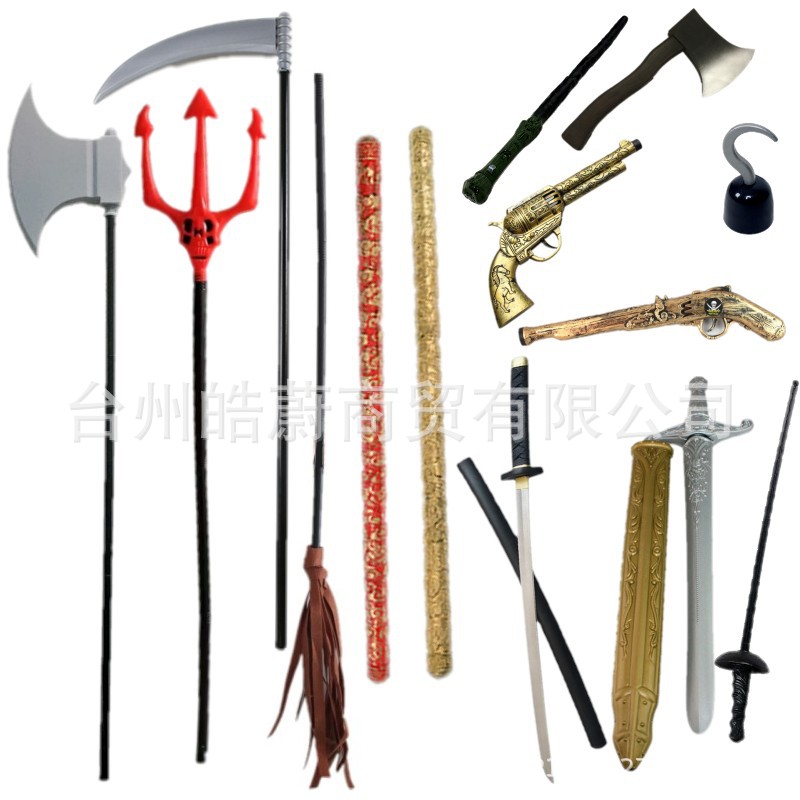 Cosplay Prop Axe - Lustige große Dreieck Gabel Sichel Axt
