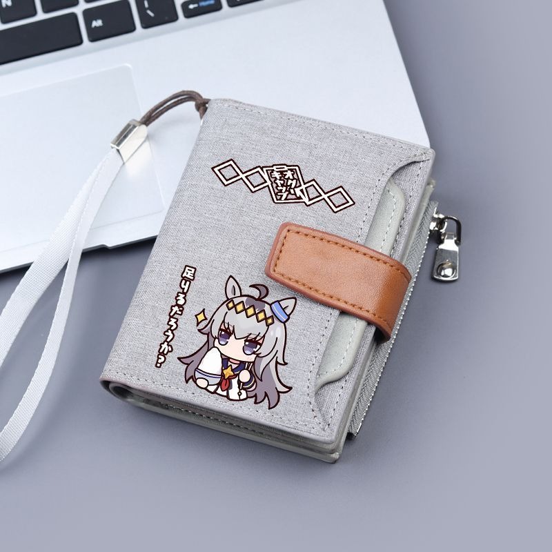 Cosplay Prop Bag - Game Oguri Cap Cosplay Cartoon-Geldbörse, Studentenausweishalter,