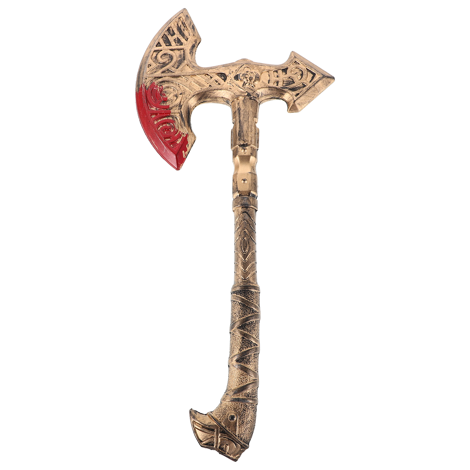 Cosplay Prop Axe - Gefälschte Äxte, realistische Wikinger-Axt-Requisite für Halloween-Kostüme,