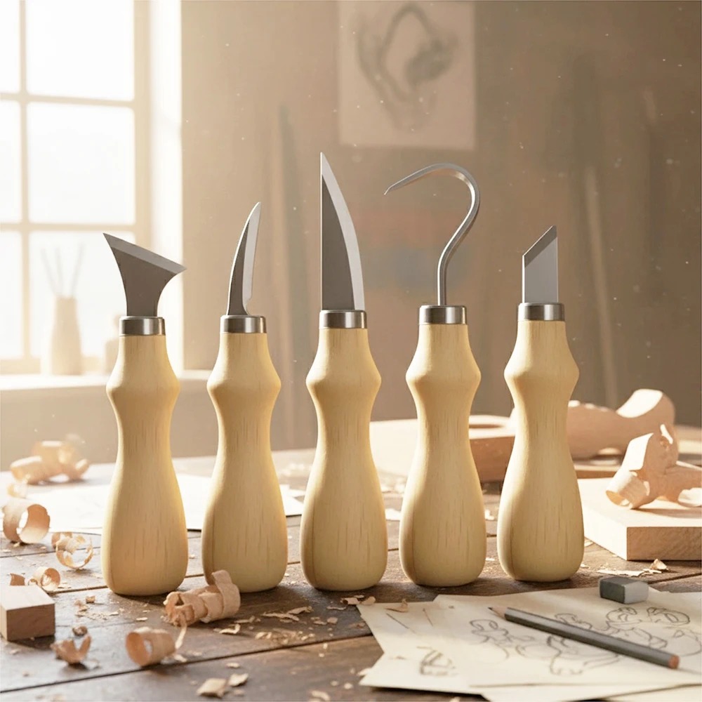 5-teiliges Holzschnitzwerkzeug – Craft Knife Set Bewertung und Preis