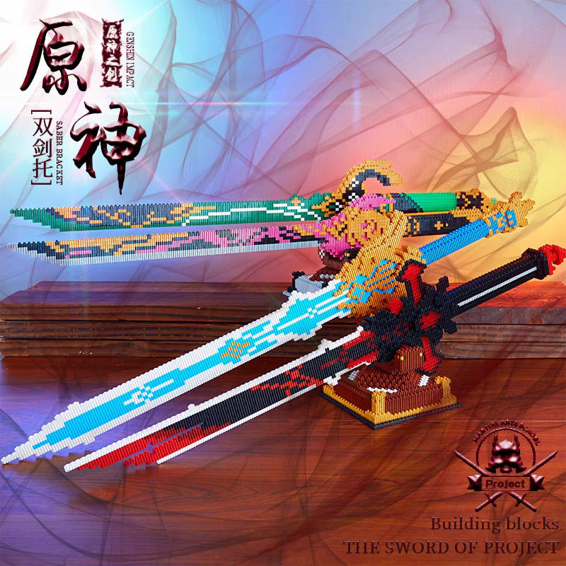 Genshin Impact Schwert Baustei – Cosplay Prop Building Bewertung und Preis