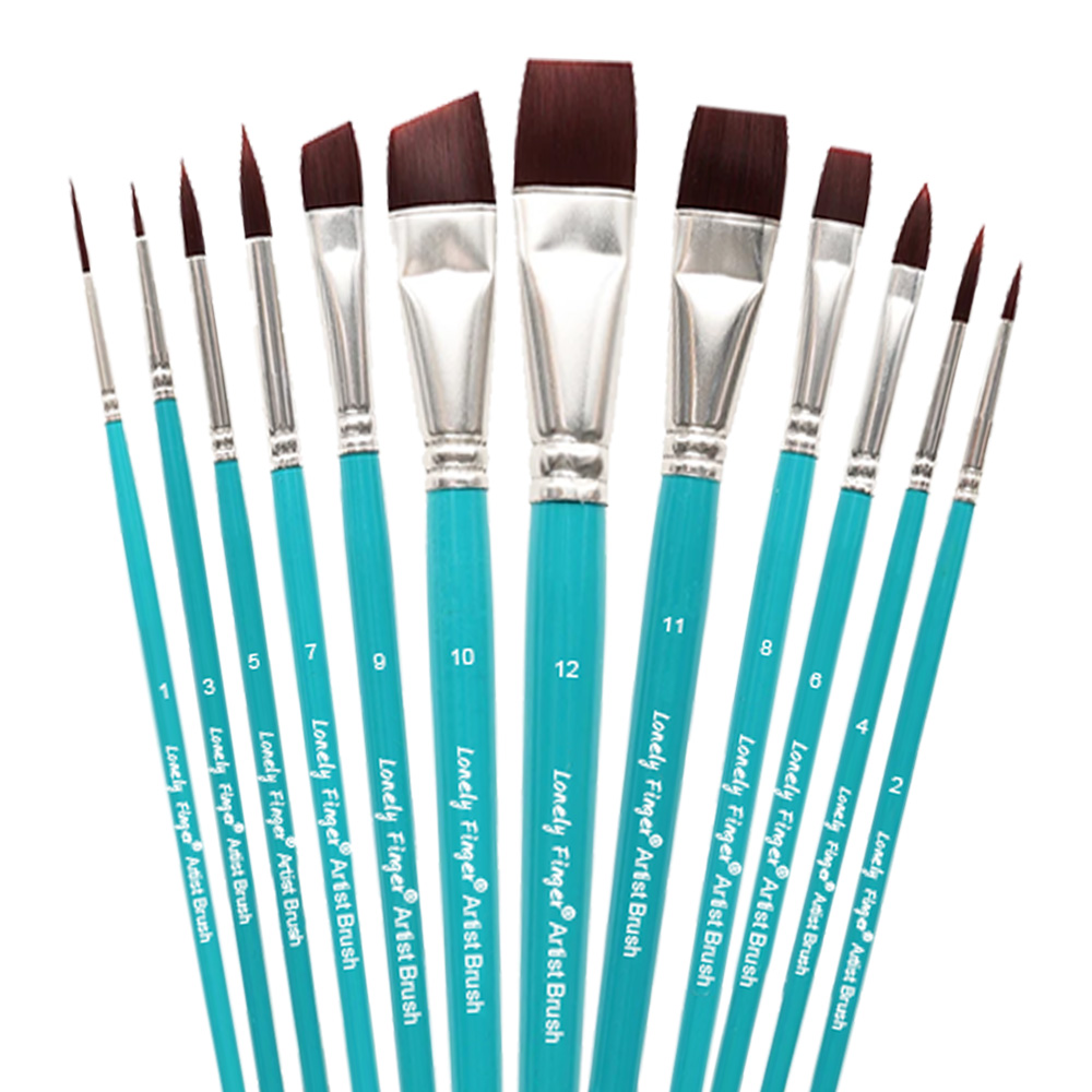 Gesichtspinsel, 12/24-teiliges – Cosplay Prop Paint Bewertung und Preis