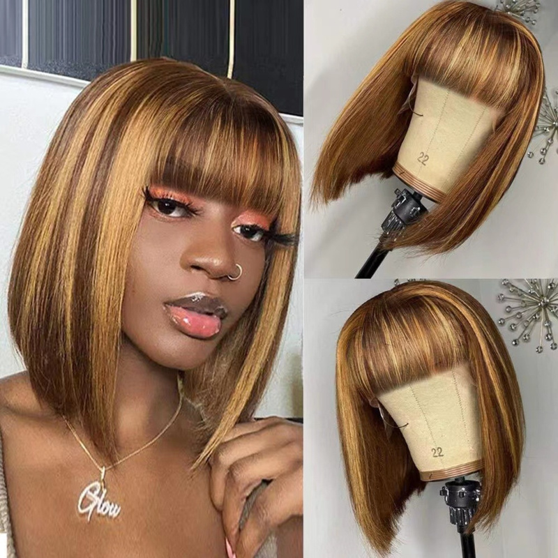 Damen-Short-Haarschnitt mit Lu – Wig Fiber Net Bewertung und Preis