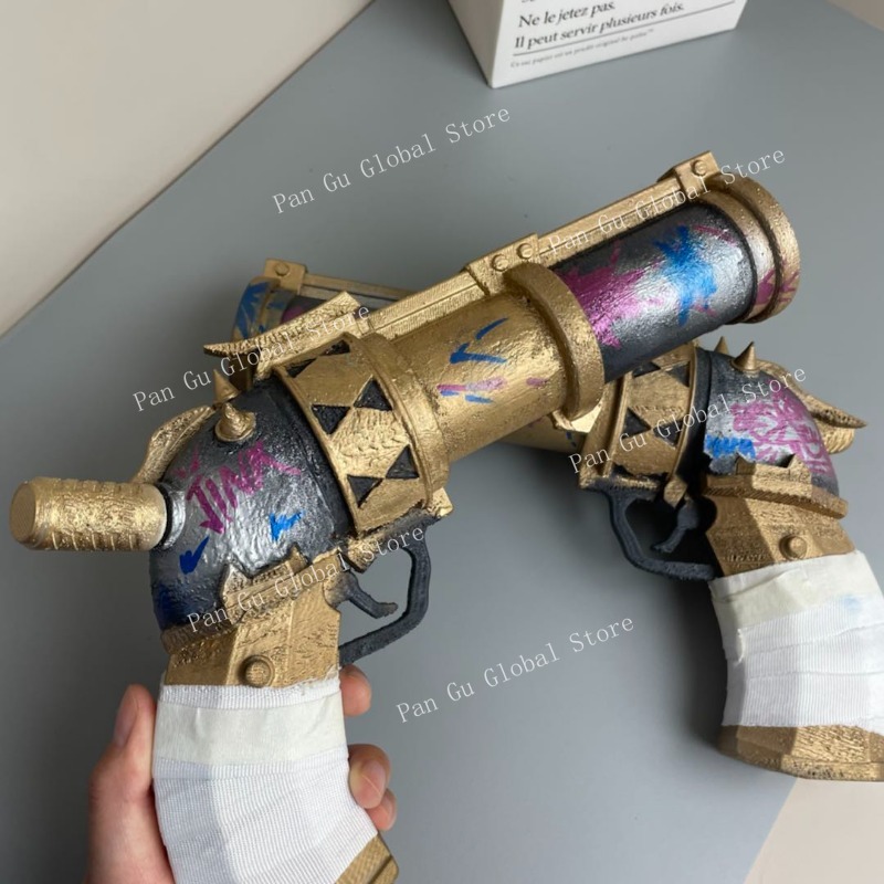 28 cm/11,02 in Jinx Pistole An – Cosplay Prop Display Bewertung und Preis