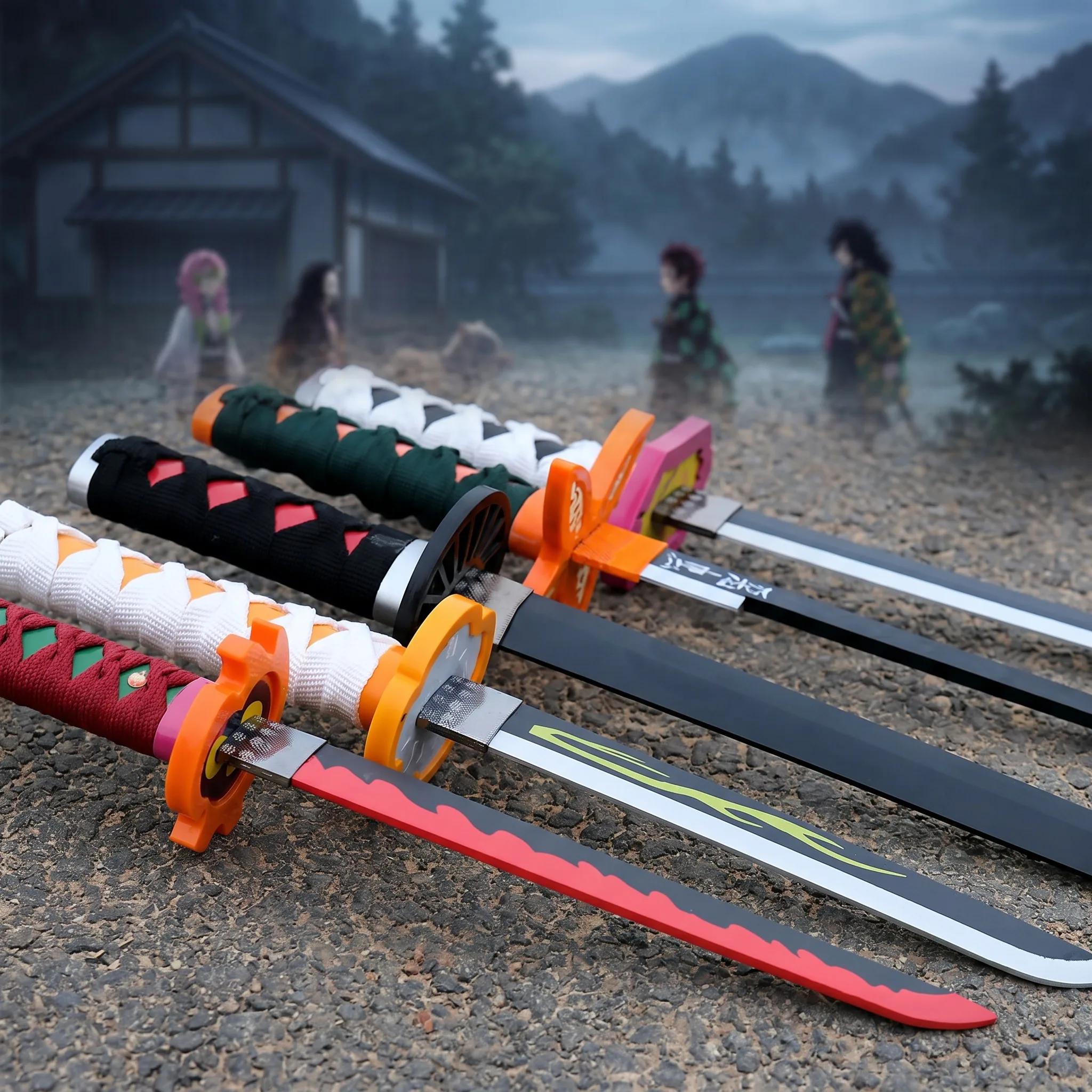 72 104cm Demon Slayer Katana T – Cosplay Prop Display Bewertung und Preis