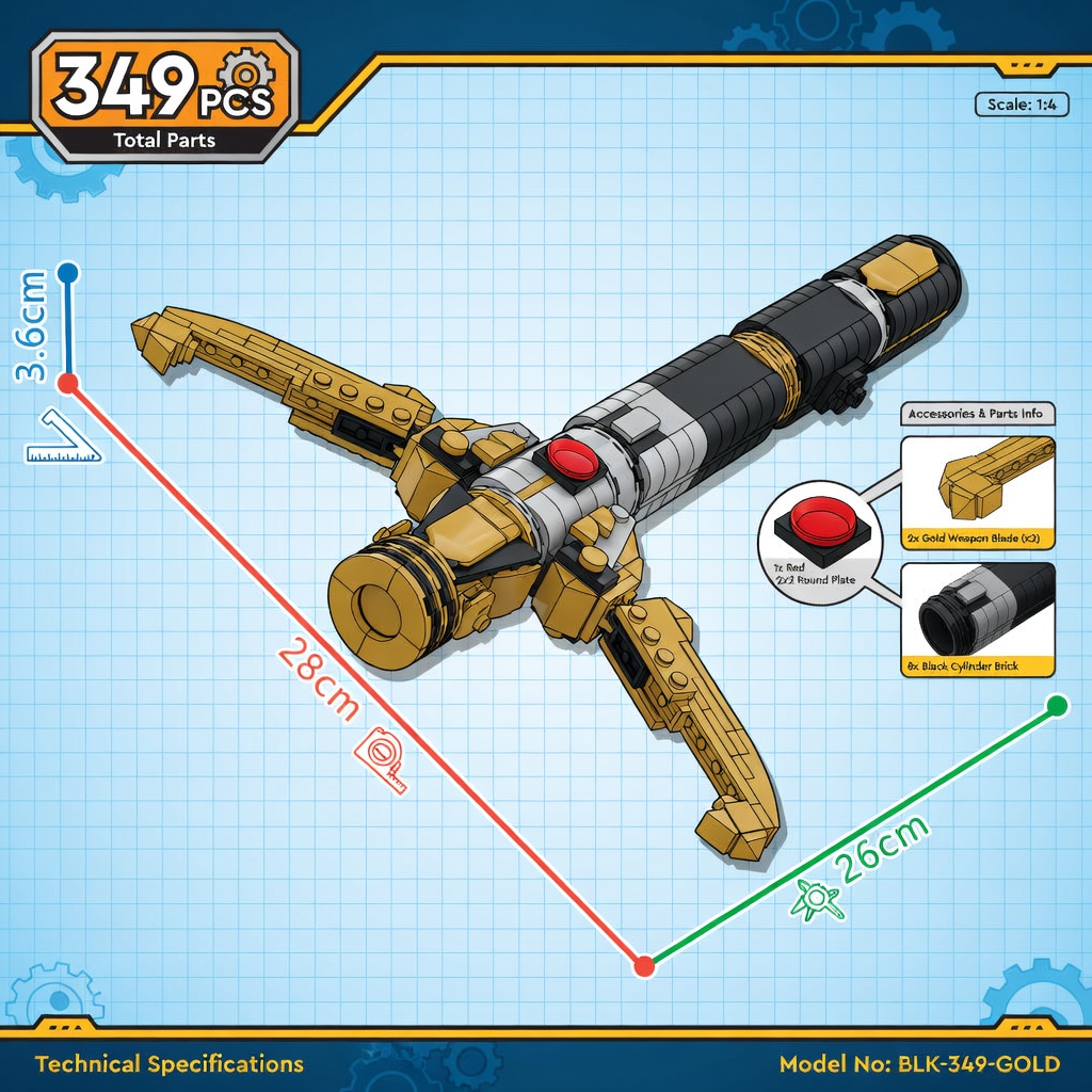 Sci-Fi Energieschwert-Griff MO – Cosplay Prop Building Bewertung und Preis