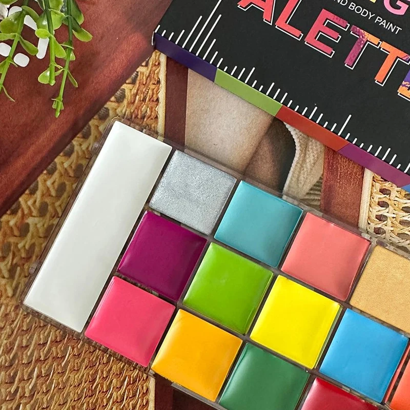 20 Farben Gesicht Körper Ölgem – Cosplay Prop Paint Bewertung und Preis