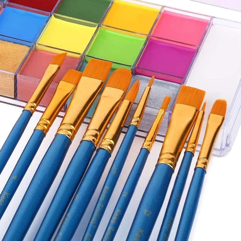 20 Farben Gesicht Körper Ölgem – Cosplay Prop Paint Bewertung und Preis