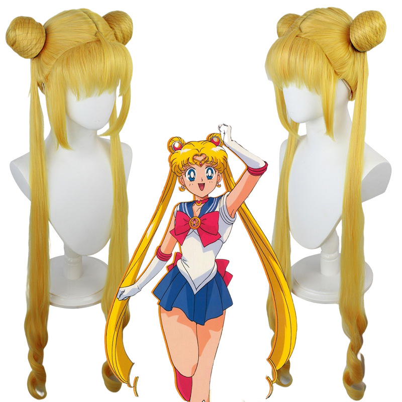 Anime Sailor Moon Cosplay-Perü – Wig Fiber Net Bewertung und Preis