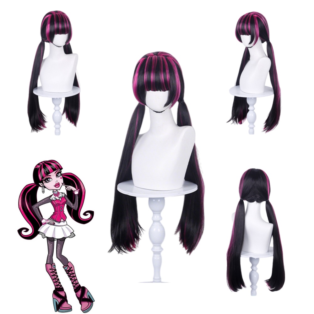 Anime Draculaura Cosplay Perüc – Wig Fiber Net Bewertung und Preis