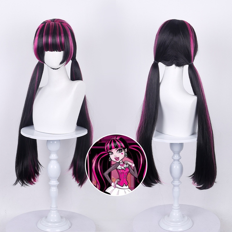Anime Draculaura Cosplay Perüc – Wig Fiber Net Bewertung und Preis